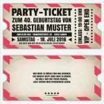 Eintrittskarten Selber Machen Vorlage Schön Vip Einladungskarten Party originelle Einladung Ticket