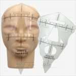 Einverständniserklärung Vorlage Permanent Make Up Einzigartig Gesichts Messer Lineal Augenbrauen Schablone Tattoo