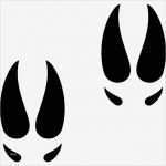 Elch Vorlage Cool Elch Fußabdrücken