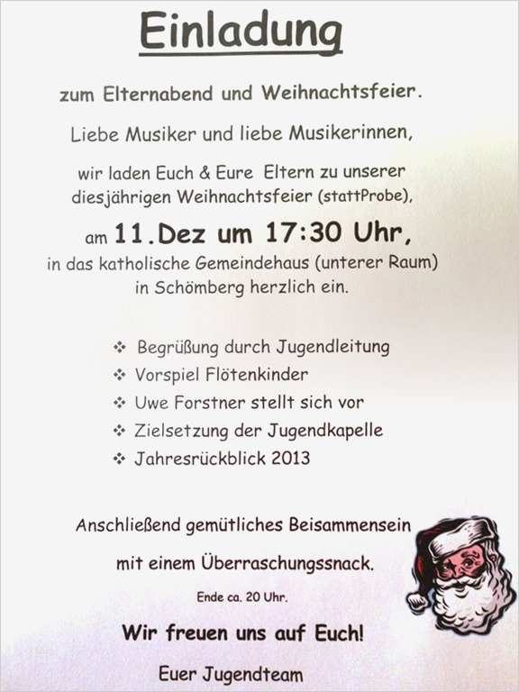 Elternbrief Kindergarten Vorlage Einzigartig Einladung Elternabend Kita