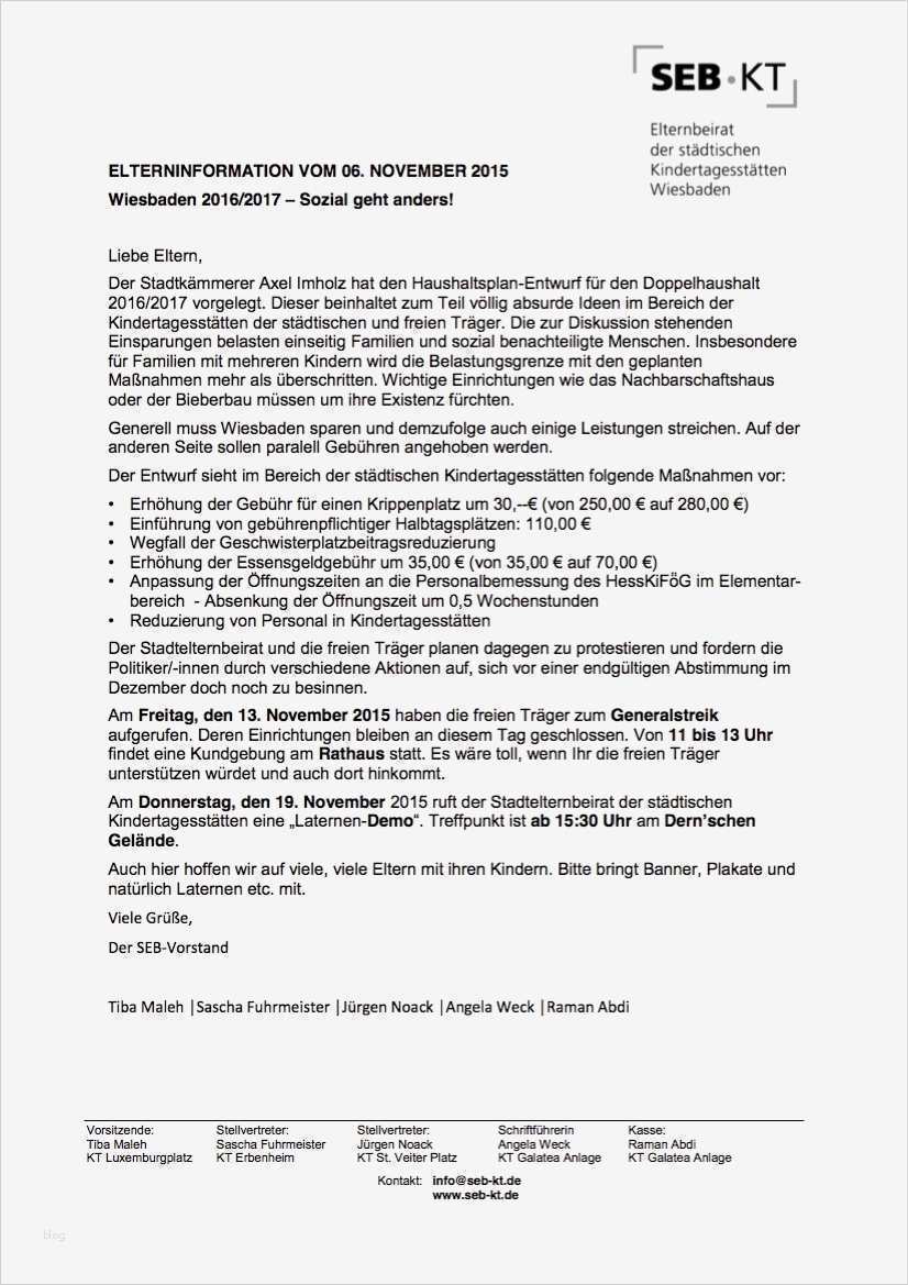 Elternbrief Vorlage Kindergarten Inspiration Elternbrief Kindergarten Projekt Qq58