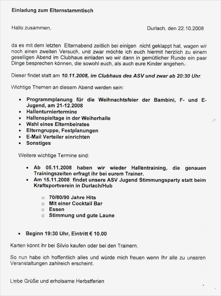 Elternstammtisch Vorlage Erstaunlich Junioren
