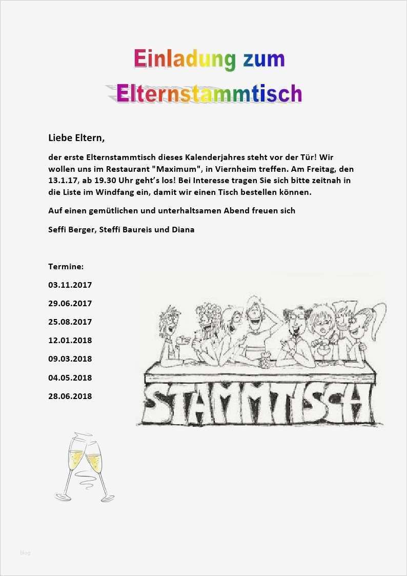 63 Hübsch Elternstammtisch Vorlage Abbildung 2 Elternstammtisch