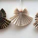 Engel Aus Papier Basteln Vorlagen Großartig Anna Bloggt Engelanhänger