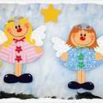 Engel Basteln Aus Papier Vorlage Best Of Süße Engel Kinder Basteln Mit Kindern