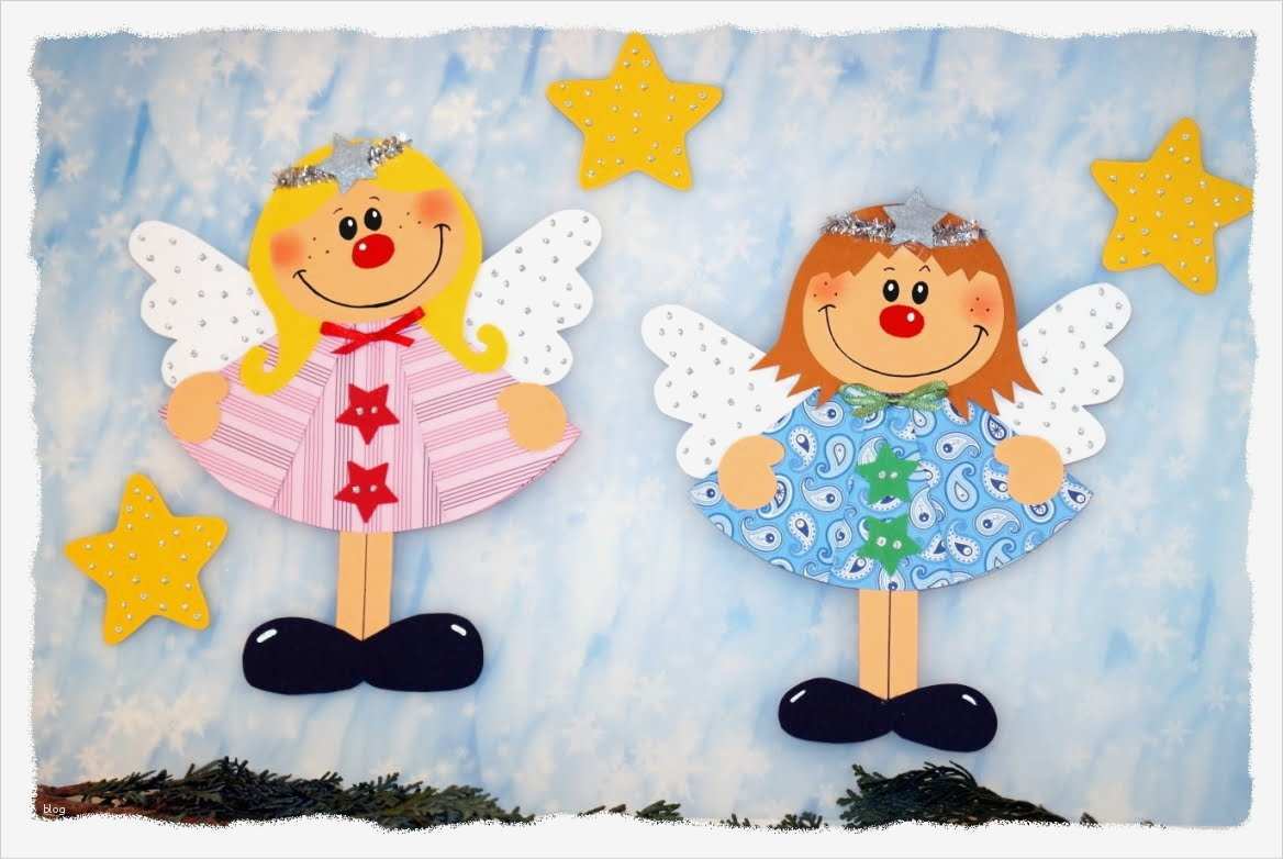 Engel Basteln Aus Papier Vorlage Best Of Süße Engel Kinder Basteln Mit Kindern
