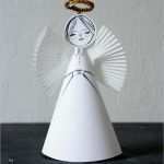 Engel Basteln Aus Papier Vorlage Neu Weihnachtsengel Basteln Mit Kindern Zum Dekorieren Zu