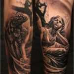 Engel Tattoo Vorlagen Großartig Tattoo Sitzender Engel Porträt