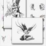 Engel Tattoo Vorlagen Schönste toms Tattoos Engel Und Elfen Tattoo Vorlagen