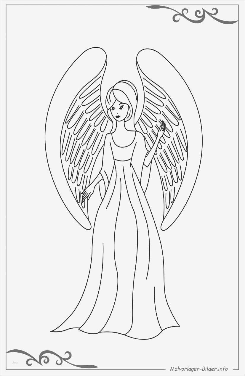 Engel Vorlage Ausschneiden Erstaunlich Engel Malvorlagen Und Ausmalbilder Als Vorlage Für Kinder