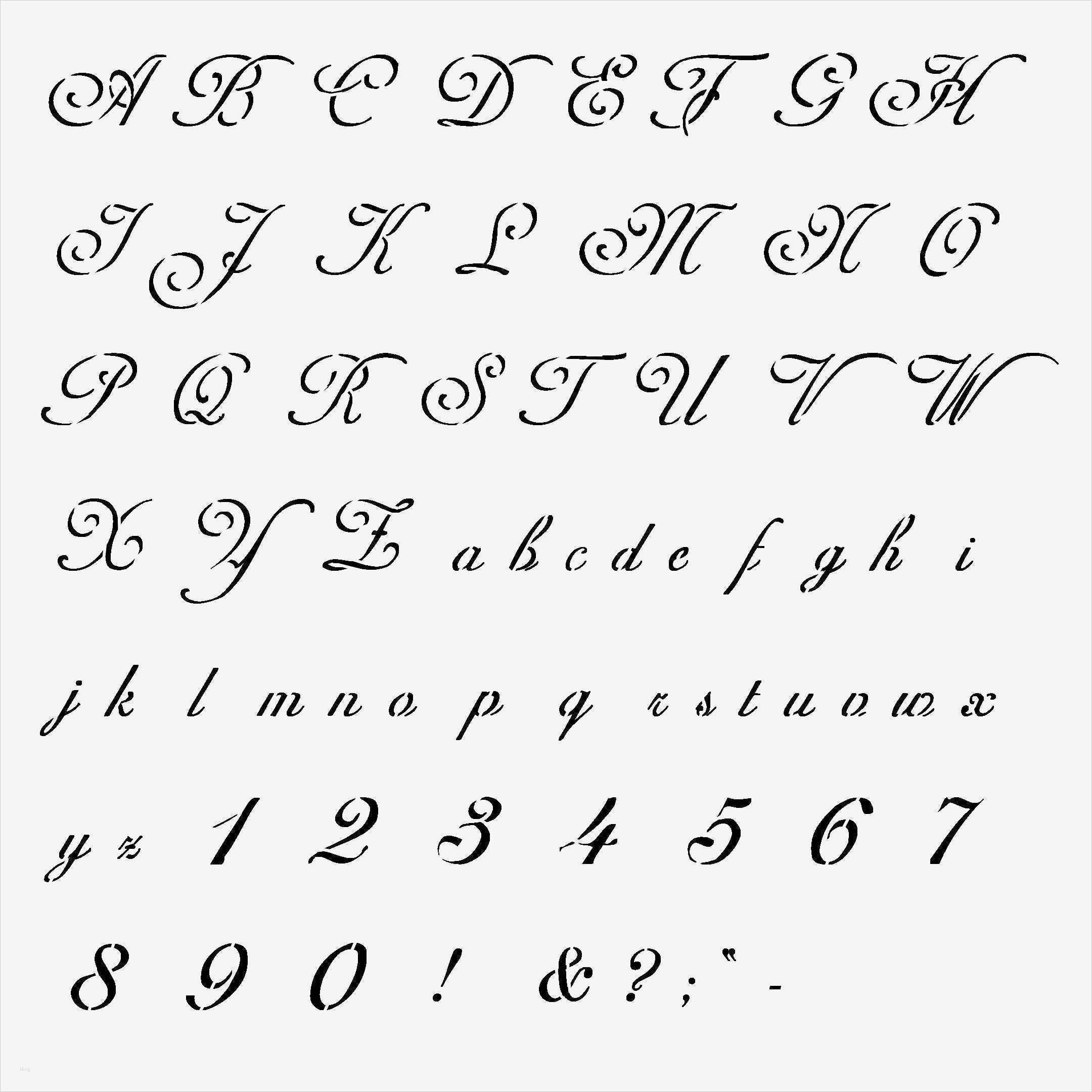 Englische Schreibschrift Vorlage Wunderbar Free Printable Letter Stencils for Painting 4