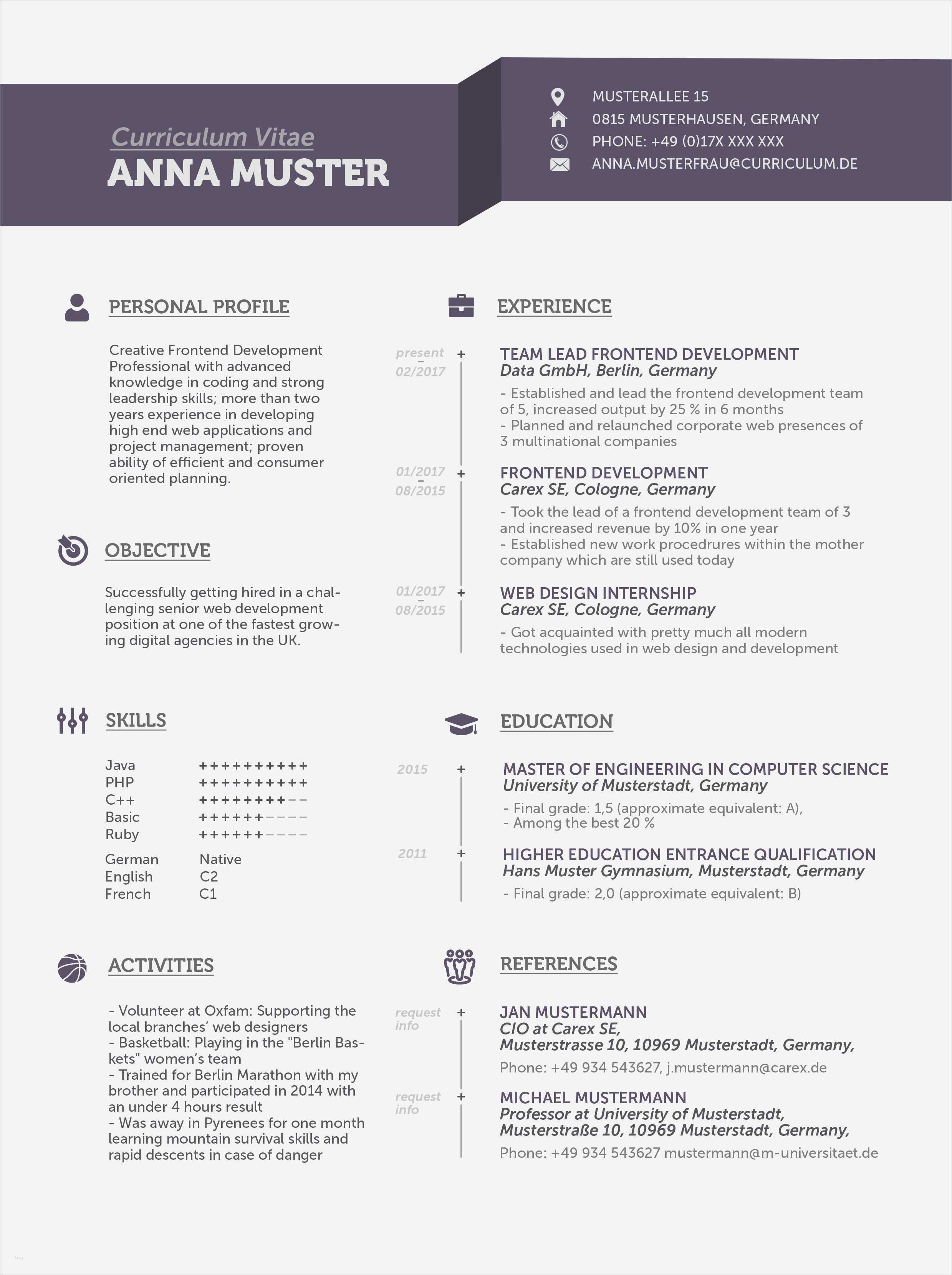 Englischer Cv Vorlage Wunderbar Bewerbung Englisch Beispiel Lebenslauf 01 Abbild Vorlage