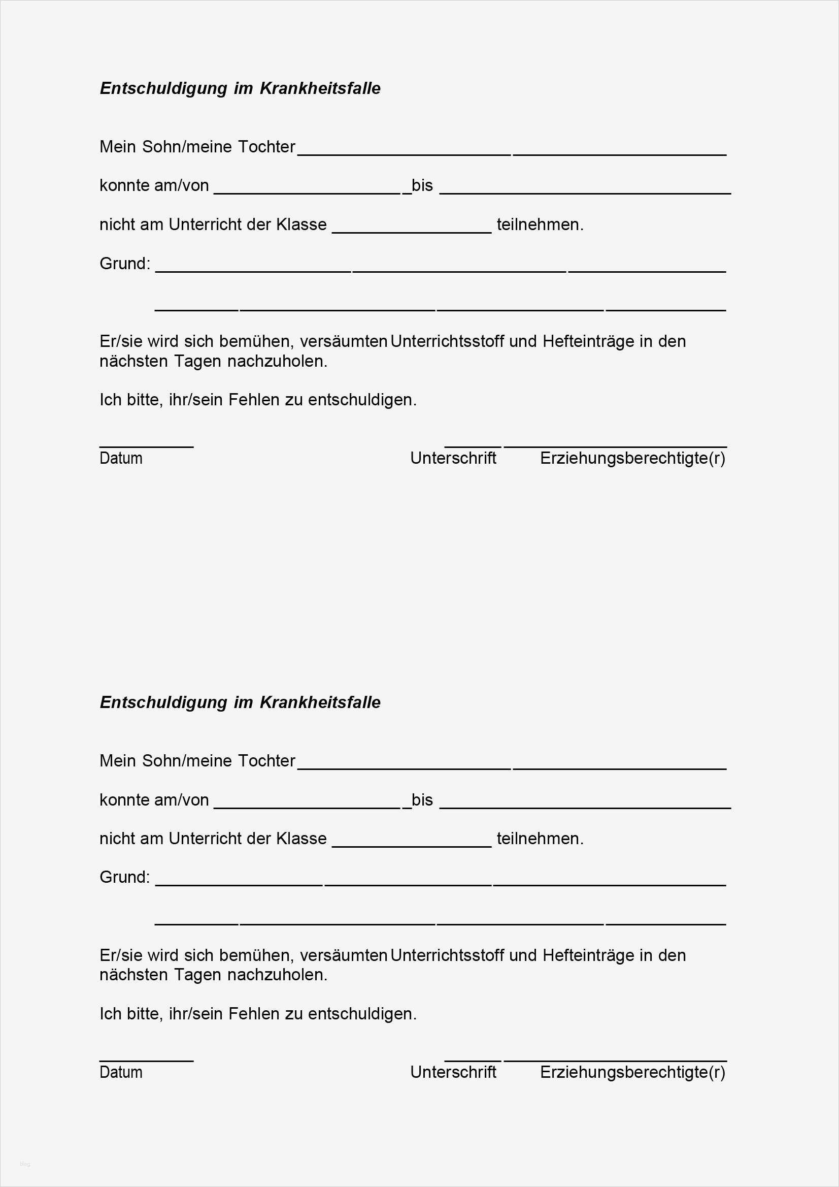 Entschuldigung Für Die Schule Vorlage Genial Schulbefreiung Muster – Kundenbefragung Fragebogen Muster