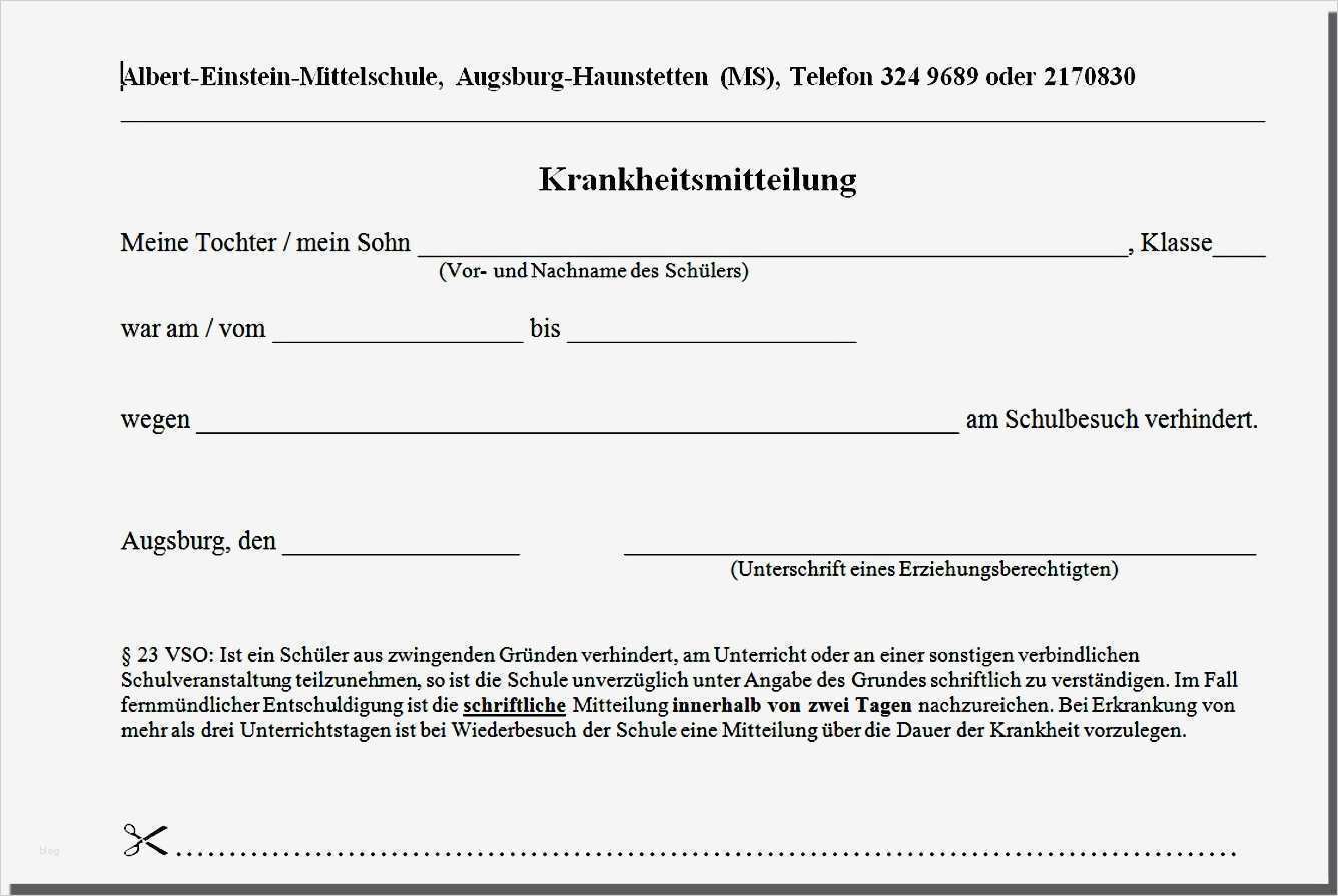 Entschuldigung Schule Vorlage Krank Elegant Entschuldigung Schule Vorlage Pdf – Free Vorlagen