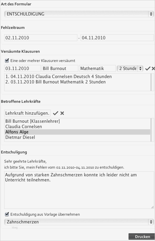 Entschuldigung Schule Vorlage Krank Wunderbar Myexcuse Entschuldigung Für Versäumten Unterricht