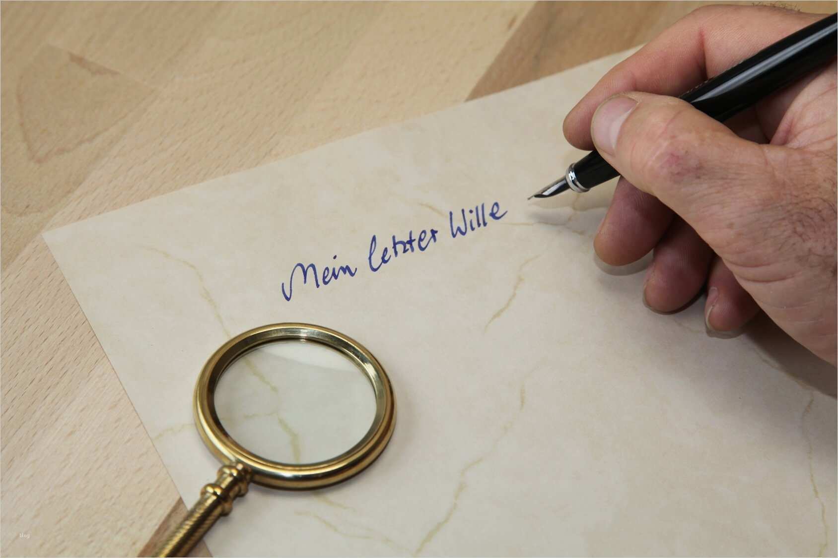 Erbe Ausschlagen Vorlage Bewundernswert Handschriftliches Testament Erstellen Kostenloses Muster