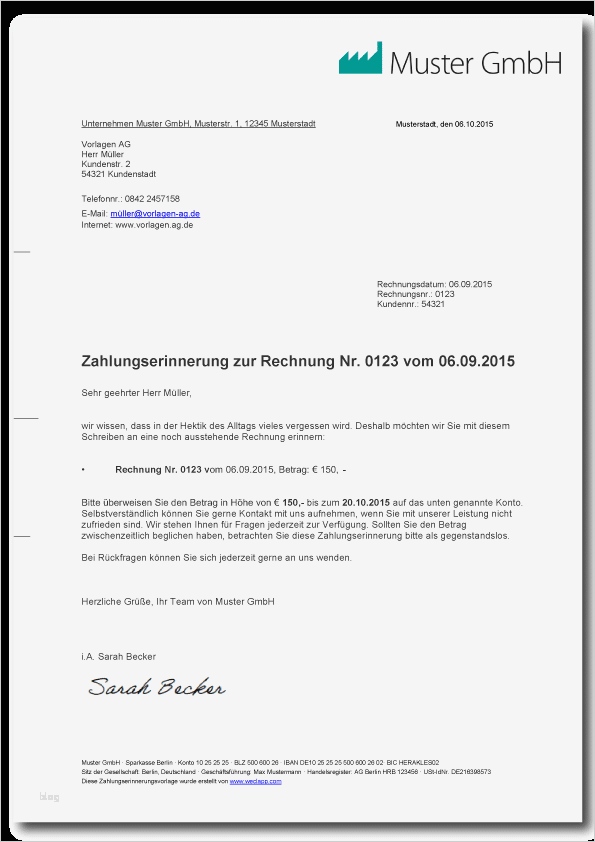 Erinnerungsmail Veranstaltung Vorlage Erstaunlich Zahlungserinnerung Muster & Vorlage Mit Erklärung
