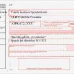 Erlagschein Vorlage Genial Spenden