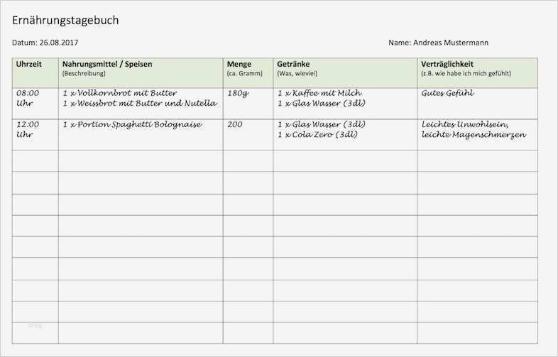 Ernährungsplan Vorlage Cool Beste Ernährungsplan Vorlage Zeitgenössisch