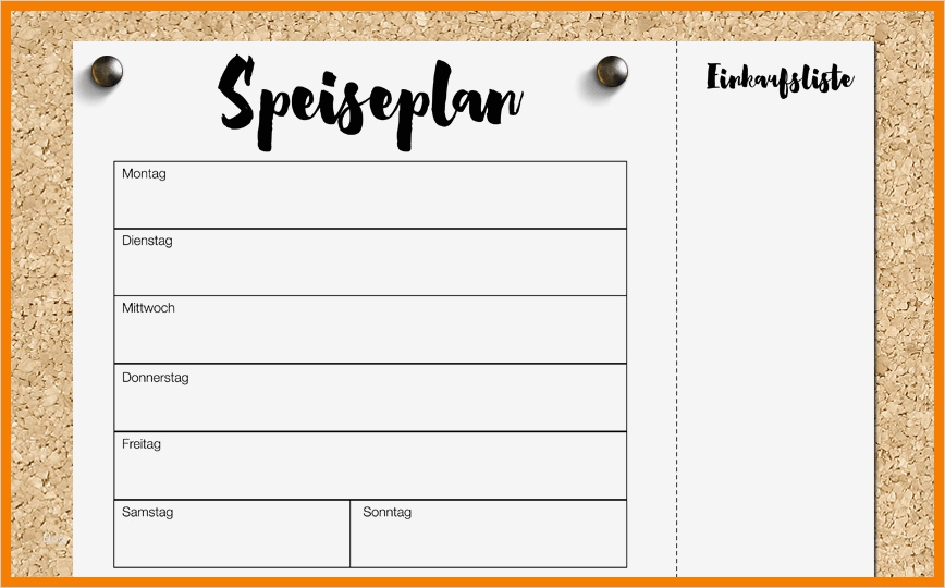 Ernährungsplan Vorlage Excel Genial 13 Essensplan Vorlage