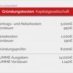 Eröffnungsbilanz Vorlage Großartig Gründungskosten Alles Was Du Als Unternehmer Wissen solltest