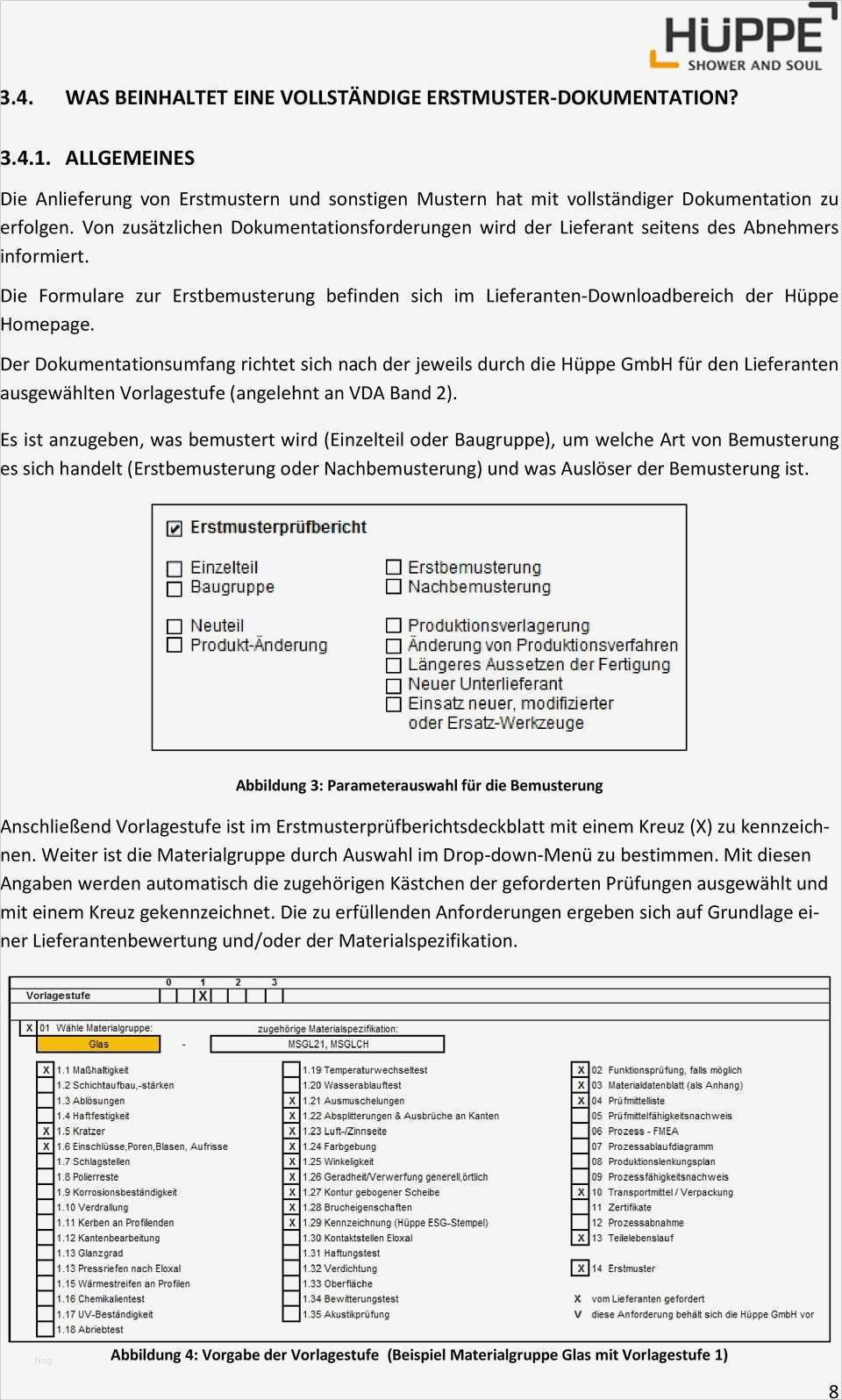 Erstmusterprüfbericht Vda Vorlage Excel Wunderbar Leitfaden FÜr Erstbemusterungen Version 03 Pdf