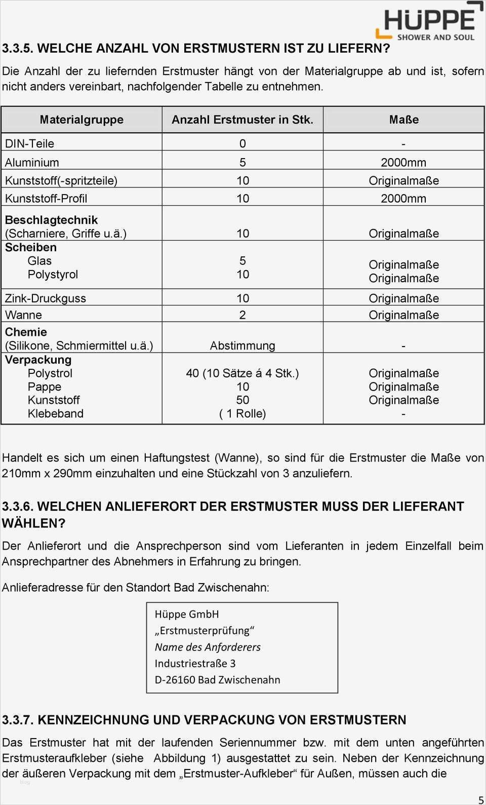 72 Wunderbar Erstmusterprüfbericht Vorlage Galerie 2 LEITFADEN FÜR ERSTBEMUSTERUNGEN PDF