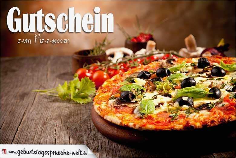 Essen Gutschein Vorlage Genial Gutschein Zum Pizzaessen