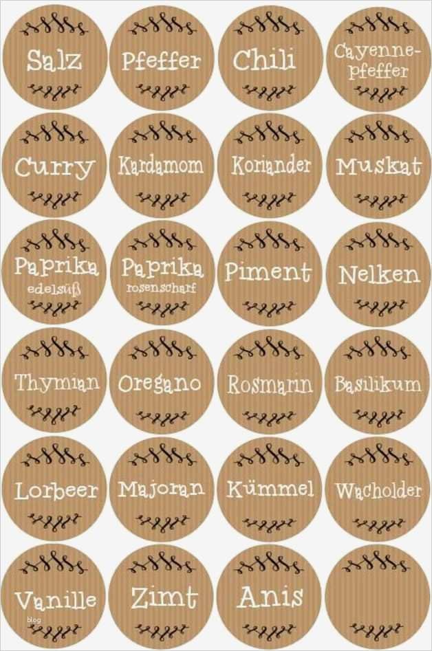 Etiketten Gewürze Vorlagen Neu 7 Best Images About Etiketten On Pinterest