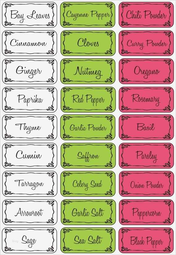 Etiketten Gewürze Vorlagen Schönste 27 Individuelle Gewürz Etiketten Personalisiert