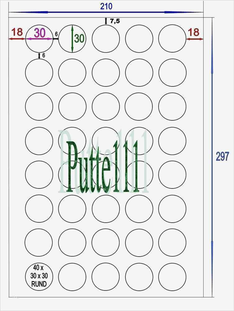 Etiketten Oval Vorlage Fabelhaft 160 Klebe Etiketten Rund 30 Mm X 30 Mm 4 Bogen