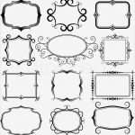 Etiketten Vorlagen Kostenlos Erstaunlich Randleiste Begrenzung Bordüre Vektorgrafik