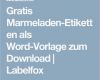 Etiketten Vorlagen Kostenlos Schönste Gratis Marmeladen Etiketten Als Word Vorlage Zum Download
