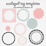Etiketten Vorlagen Kostenlos Vintage Beste Free Printable Scalloped Tag Templates Muschelrand