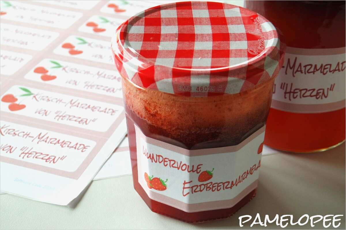 Etiketten Vorlagen Marmelade Kostenlos Hübsch Pamelopee Free Printables Etiketten Für Marmelade Selbst