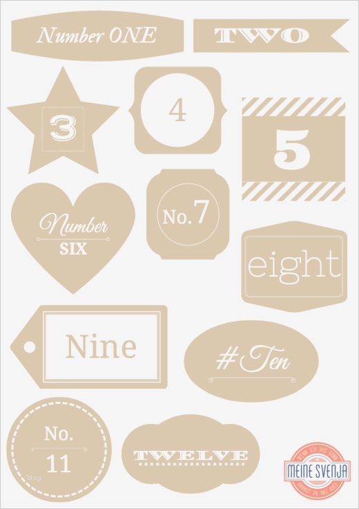 Etiketten Weihnachten Vorlagen Erstaunlich Adventskalender Zahlen Zum Ausdrucken