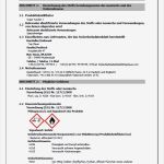 Eu Sicherheitsdatenblatt Vorlage Genial Sicherheitsdatenblatt –