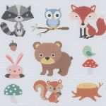 Eule Kreuzstich Vorlage Genial Kreuzstich Stickvorlage "süße Waldtiere"