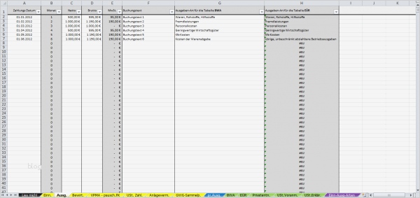 Eür Kleinunternehmer Vorlage Kostenlos Einzigartig Einnahmen Ausgaben Rechnung Vorlage Rechnungsvorlag