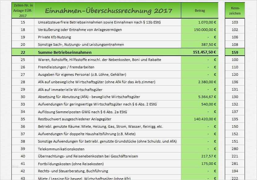 Eür Vorlage Kleinunternehmer Genial Excel Rechner Buchhaltung Und EÜr Für Kleinunternehmer