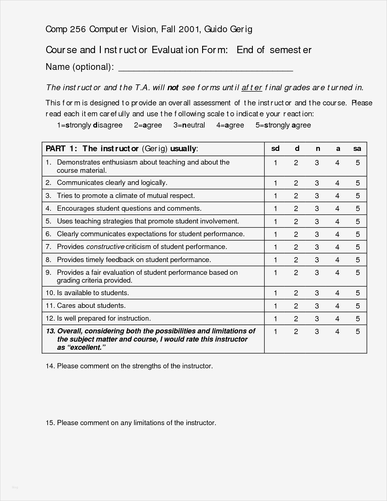Evaluation Seminar Vorlage Hübsch Fantastisch Word Evaluation form Template Galerie