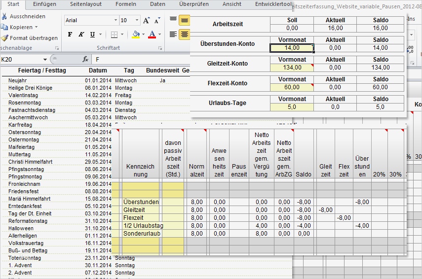 Excel Arbeitszeit Berechnen Mit Pause Vorlage Luxus Tätigkeitsnachweis Excel – Bürozubehör