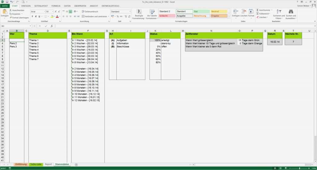 Excel Aufgabenliste Vorlage Elegant to Do Liste Excel Vorlage Pendenzenliste Aufgabenliste