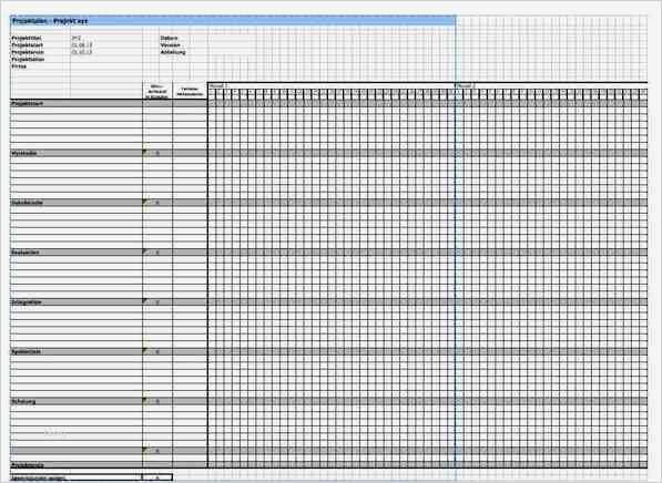Excel Diagramm Vorlagen Kostenlos Neu Projektplan Vorlage Excel