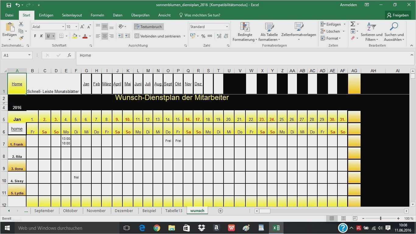 Excel Dienstplan Vorlage Neu Ungewöhnlich Vorlagen Für Personalpläne Zeitgenössisch