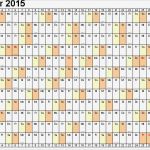 Excel Kalender Vorlage Fabelhaft Kalender 2015 In Excel Zum Ausdrucken 16 Vorlagen