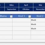 Excel Kalender Vorlage Genial Familienkalender Als Excel Vorlage