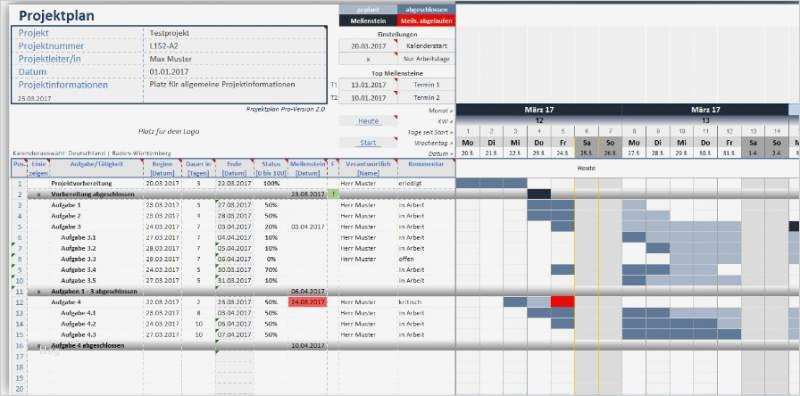 Excel Katalog Vorlage Beste Projektplan Excel Download