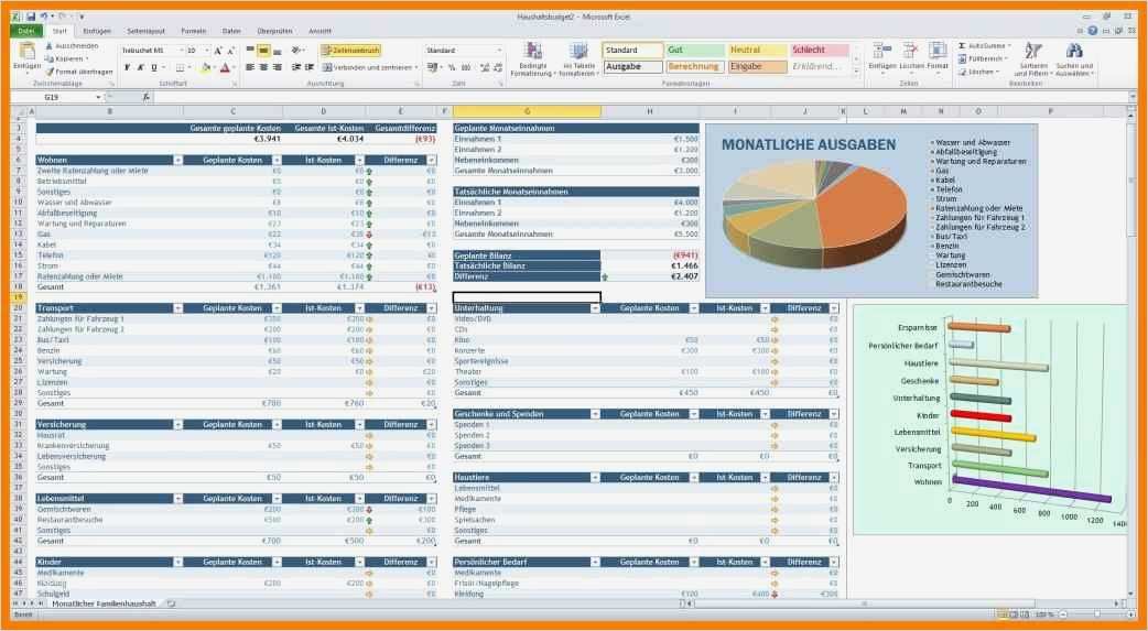 Excel Tabelle Einnahmen Ausgaben Vorlage Einzigartig 6 Einnahmen Ausgaben Excel Vorlage Kostenlos