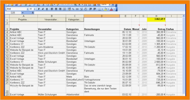 Excel Tabelle Einnahmen Ausgaben Vorlage Großartig 9 Einnahmen Ausgaben Excel